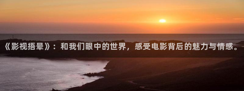 飞马影视：《影视捂晕》：和我们眼中的世界，感受电影背后的魅力与情感。